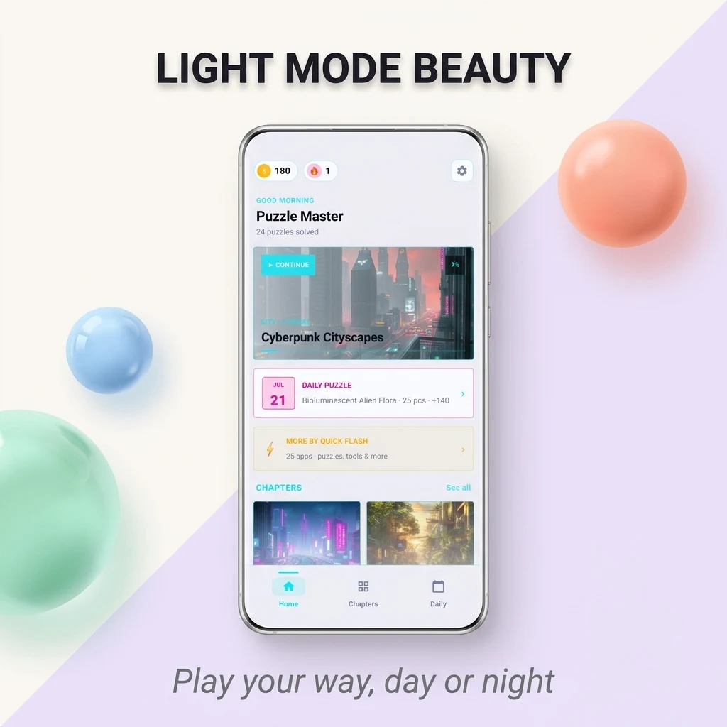 Jigsaw Puzzle: Neon Pictures screenshot
